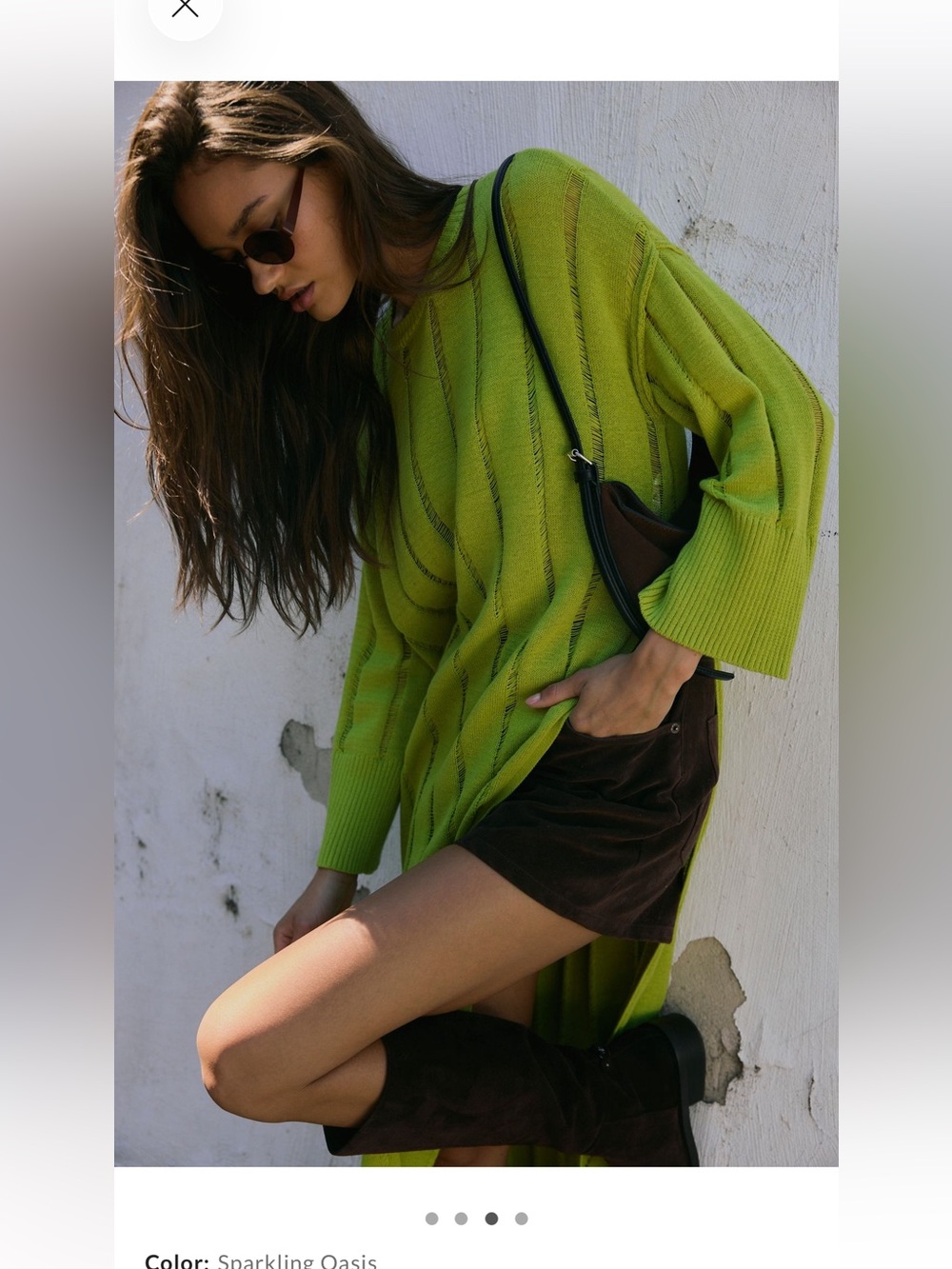 Free People Echo Sweater Tunic - Picture 3 of 10